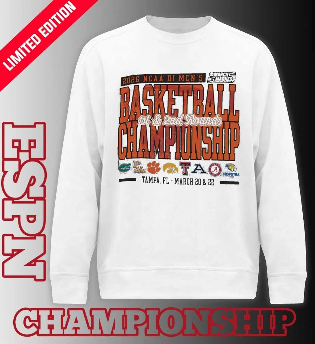 Tampa, FL 2026 NCAA DI Men’s Basketball Championship – March 20 & 22 T-Shirt
