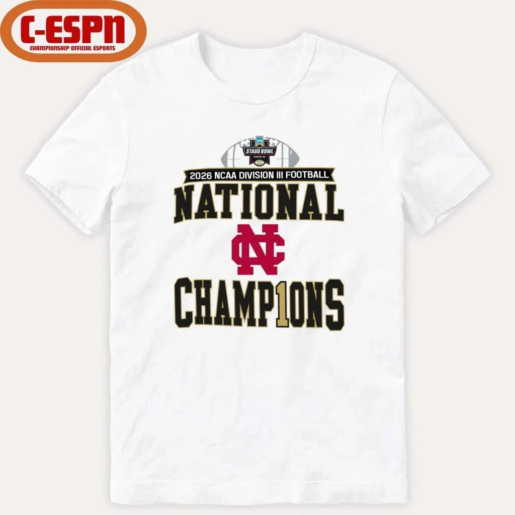 North Central College 2026 NCAA DIII Football National Champions Locker Room T-Shirt