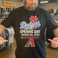 Dodgers Opening Day 2026 Los Angeles vs Diamondbacks Season Opener Game Day Shirt