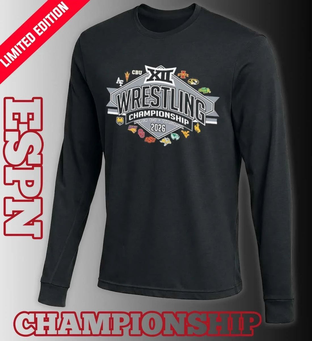 2026 Big 12 Wrestling Championships Team Logo shirt