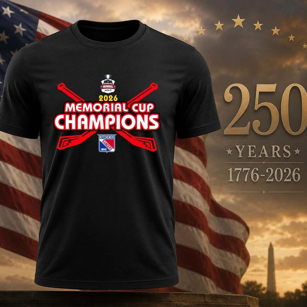 Kitchener Rangers 2026 Memorial Cup Champions Shirt Front