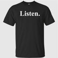 Zak Butters wearing Listen Shirt