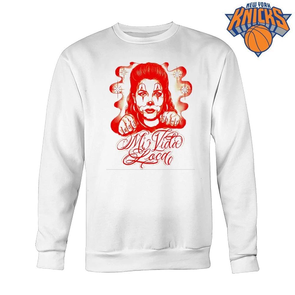 Mi Vida Loca Chicana Clown Girl Bad Girl Tattoo Shirt