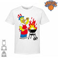 Homer Simpson Patriotic Uncle Sam BBQ Grilling Fourth Of July Shirt