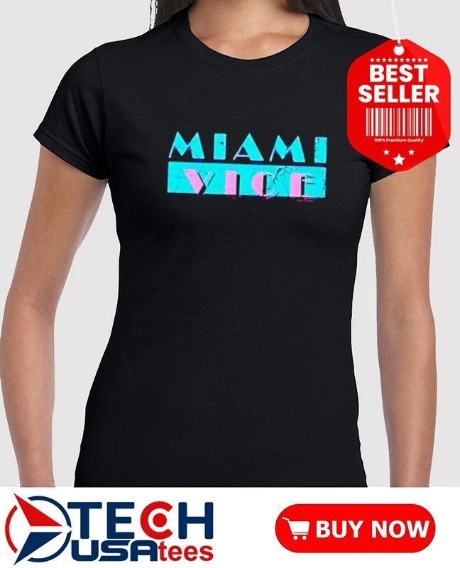 Miami Vice logo shirt