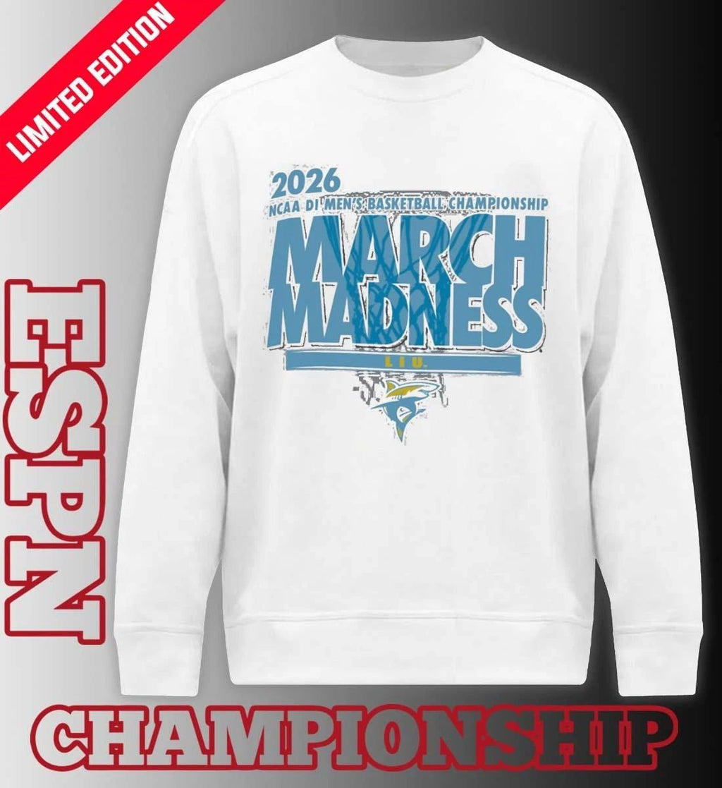 LIU Sharks Men’s Basketball Single Team NCAA March Madness Shirt