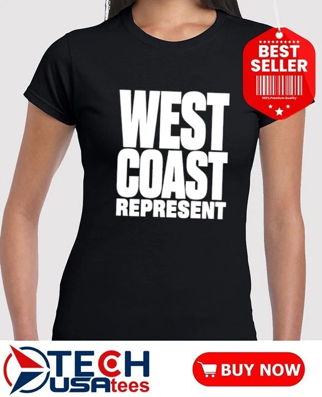West Coast Represent shirt