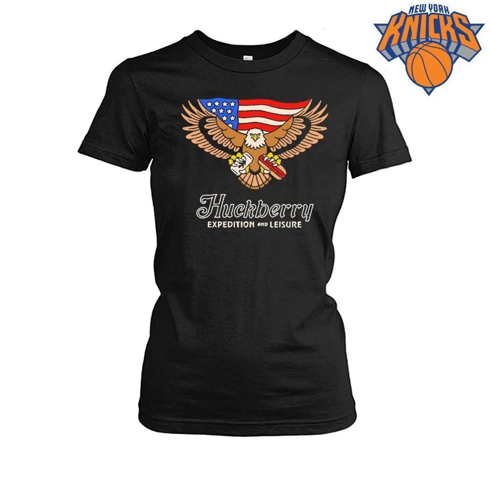 Huckberry Expedition and Leisure Patriotic American Eagle Holding Hot Dog and Soda Can Shirt