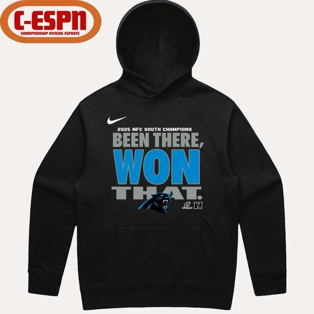 Carolina Panthers Been There Won That 2025 T-Shirt