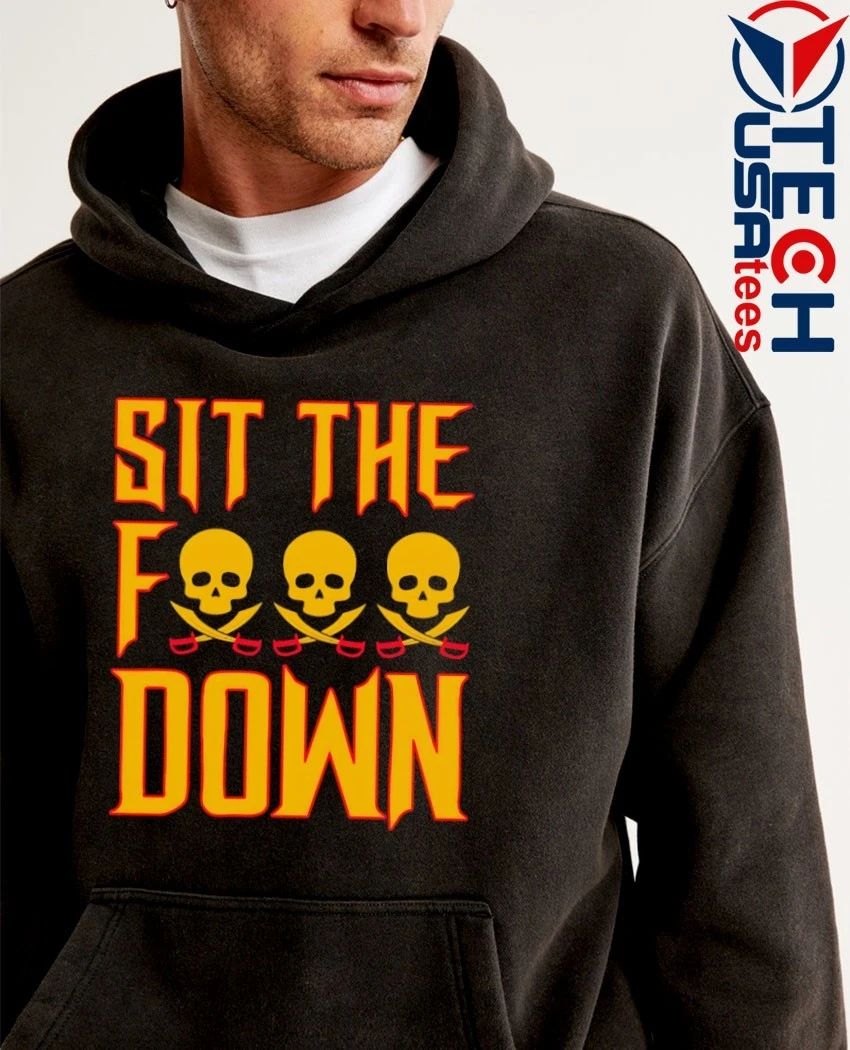 Sit the fck down Pittsburgh Pirates Baseball skull shirt