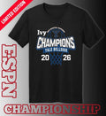 Yale Bulldogs 2026 Ivy League Men’s Basketball Tournament Champions Shirt