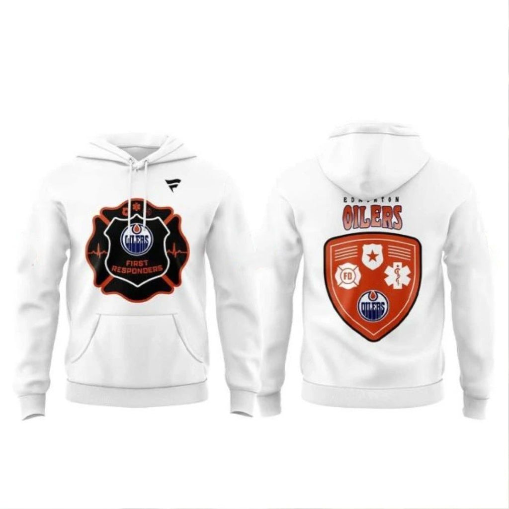 Original Edmonton Oilers x First Responders 2026 Night Firefighters T-Shirt