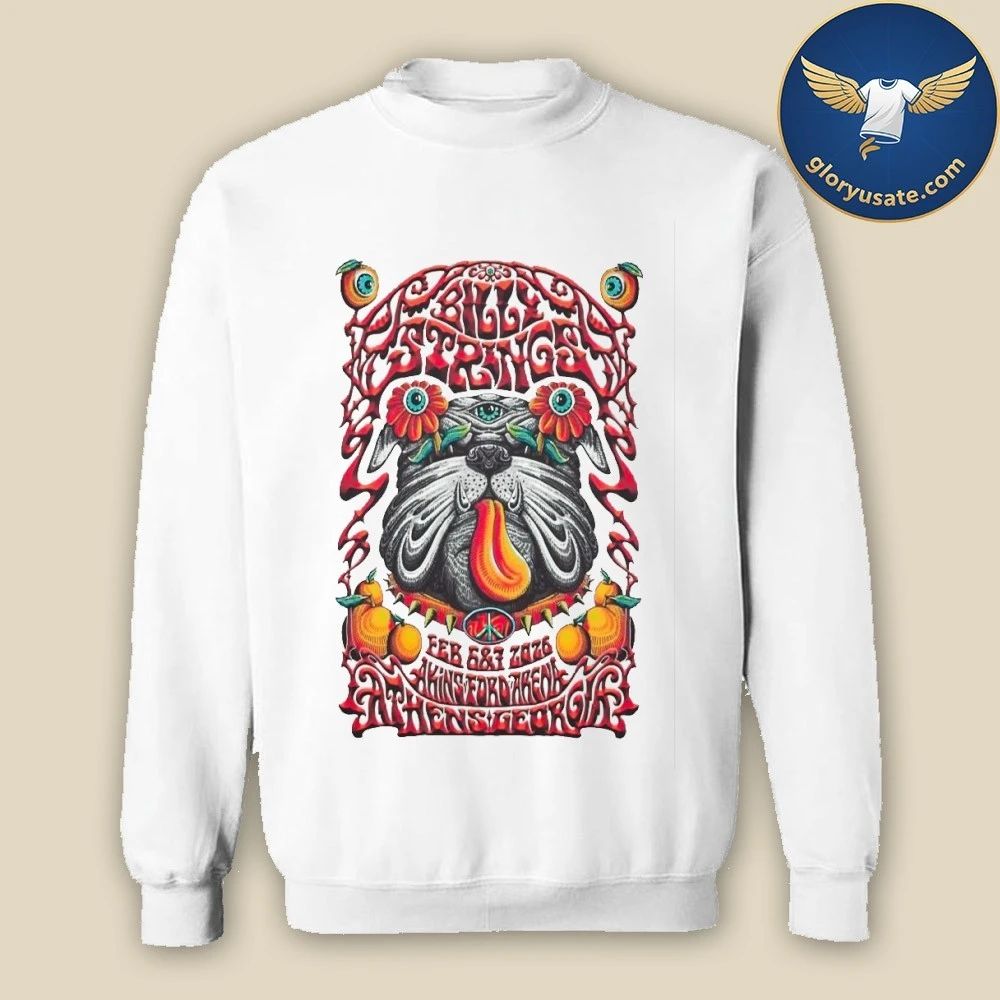 Billy Strings Akins Ford Arena February 6-7 2026 Concert Poster Shirt