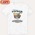 Just An Iowa Girl In A Missouri World Retro Shirt