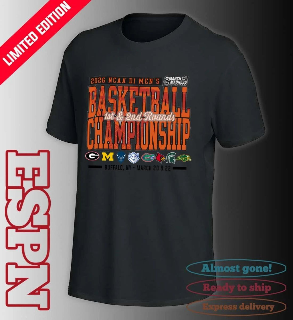 Buffalo, NY 2026 NCAA DI Men’s Basketball Championship – March 20 & 22 T-Shirt