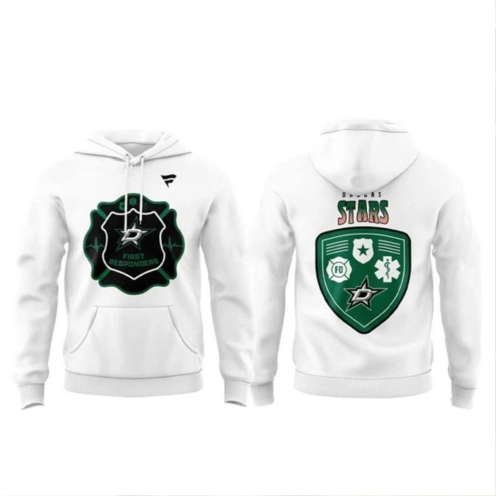 Original Dallas Stars x First Responders 2026 Night Firefighters Hoodie T-Shirt