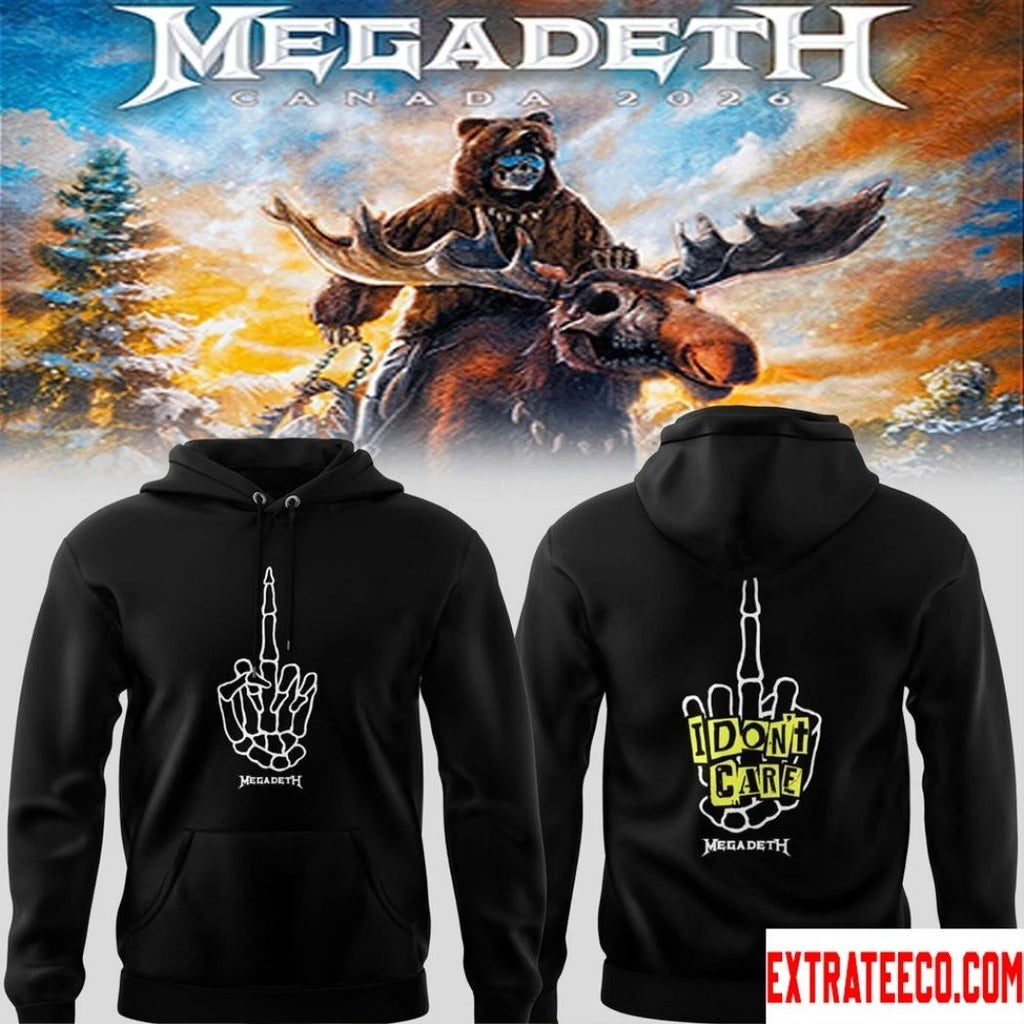 Original Megadeth Canada Tour 2026 Two Sided Shirt