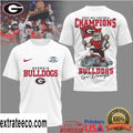 Georgia Bulldogs 2025 SEC Football Champs Go Dawgs Logo Shirt