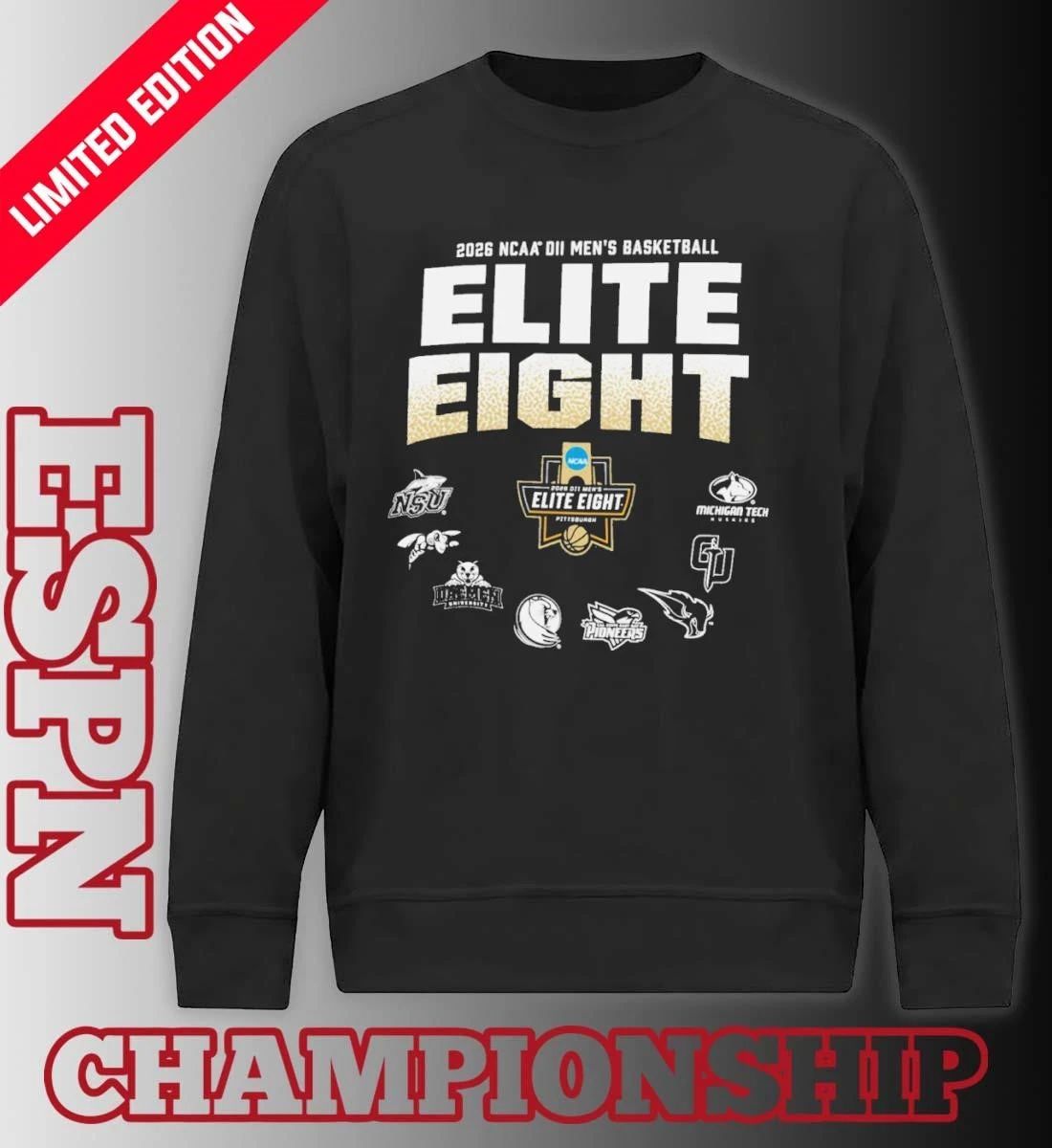 Elite 8 2026 NCAA Division II Men’s Basketball Championship T-Shirt