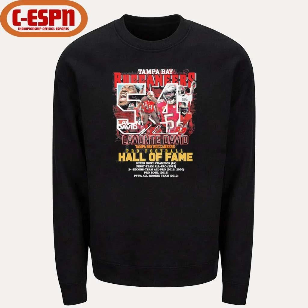 Lavonte David Tampa Bay Buccaneers Pro Football Hall Of Fame Shirt