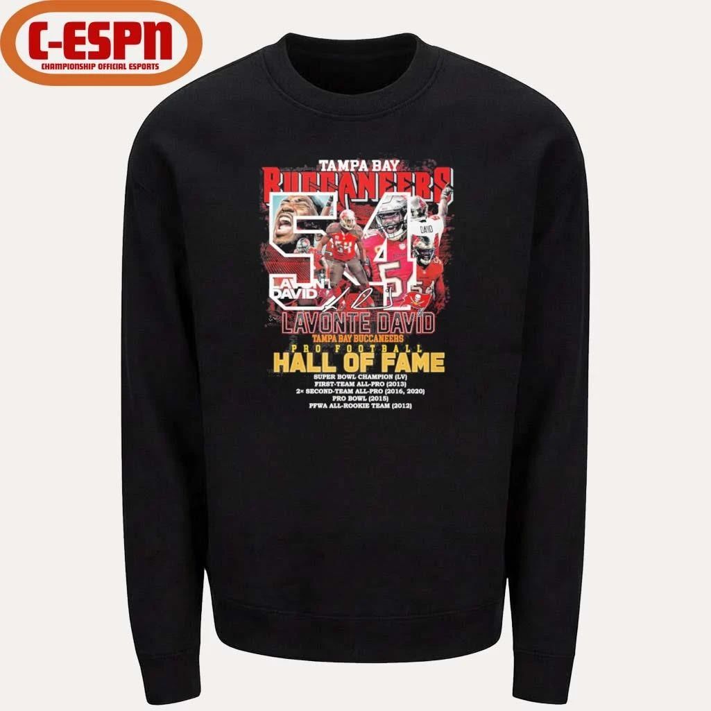 Lavonte David Tampa Bay Buccaneers Pro Football Hall Of Fame Shirt