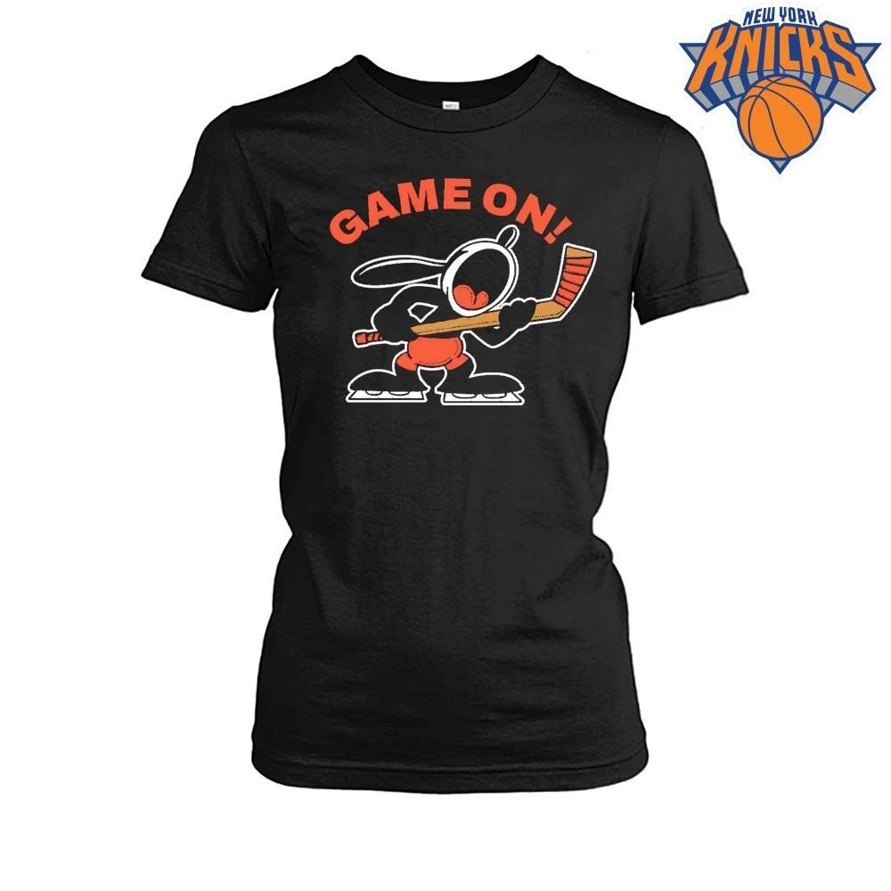 Game On Oswald the Lucky Rabbit Ice Hockey Cartoon Shirt