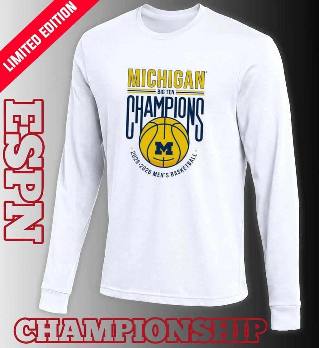 Valiant Michigan Basketball 2025–2026 Big Ten Regular Season Champions Shirt