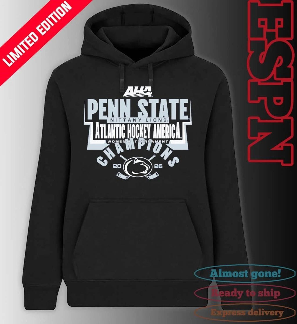 Penn State Nittany Lions 2026 AHA Women’s Hockey Champions T-Shirt