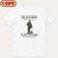 Grandpa Never Underestimate An Old MAn Who Still Plays guitar In His 80s Shirt