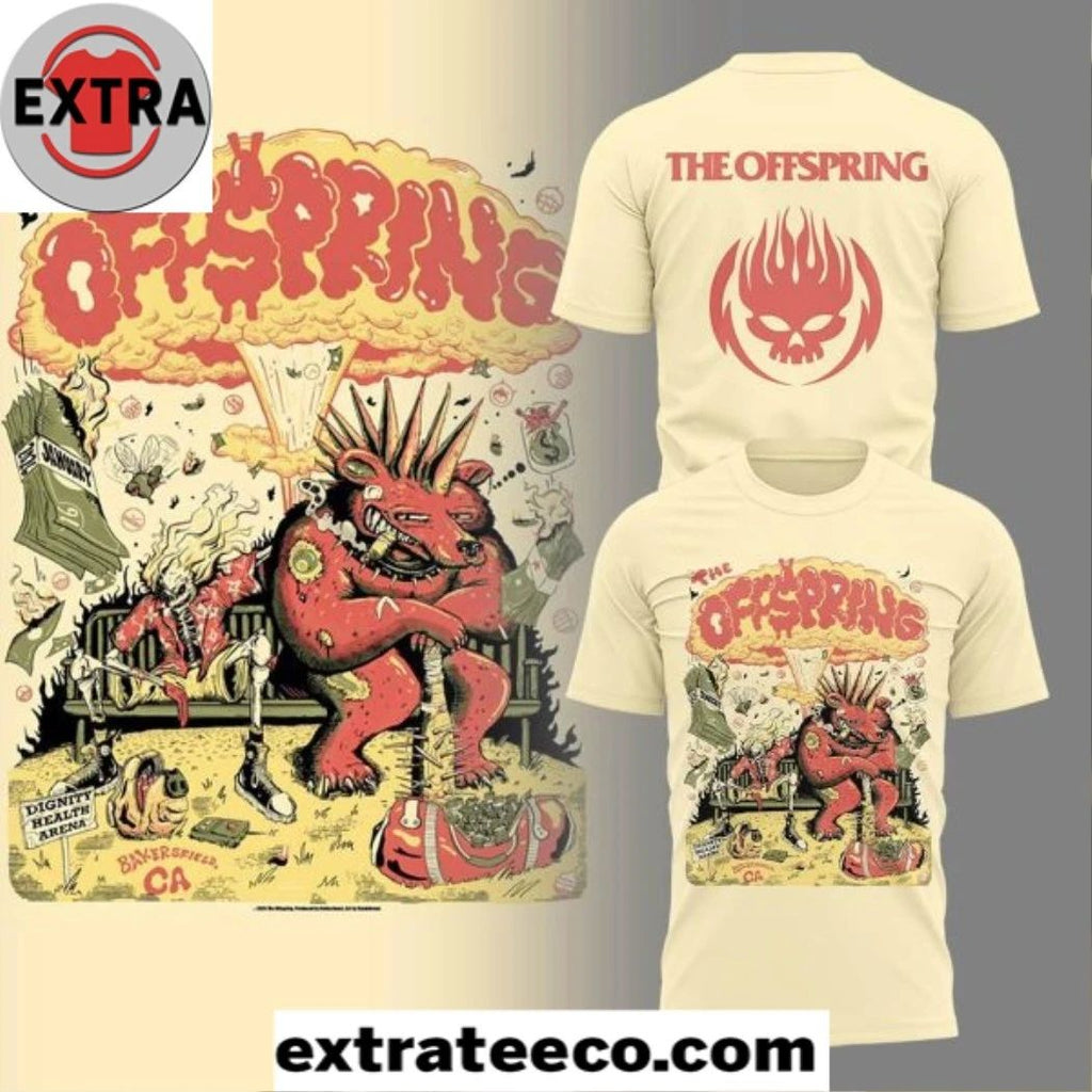 The Offspring Supercharged Worldwide In ’26 Tour In California Hoodie T-Shirt