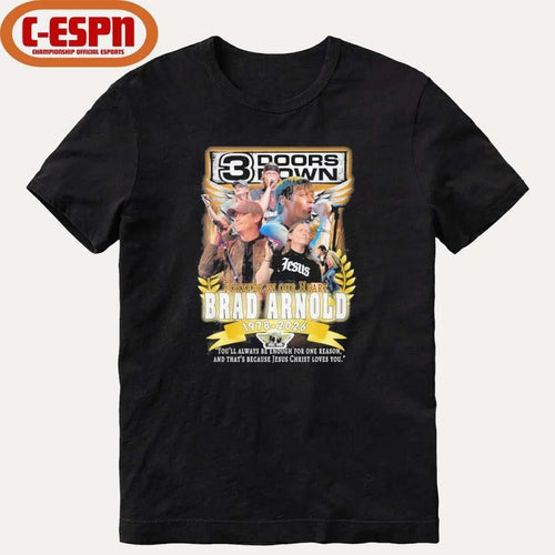 3 Doors Down Brad Arnold 1978-2026 Forever In Our Heart Shirt