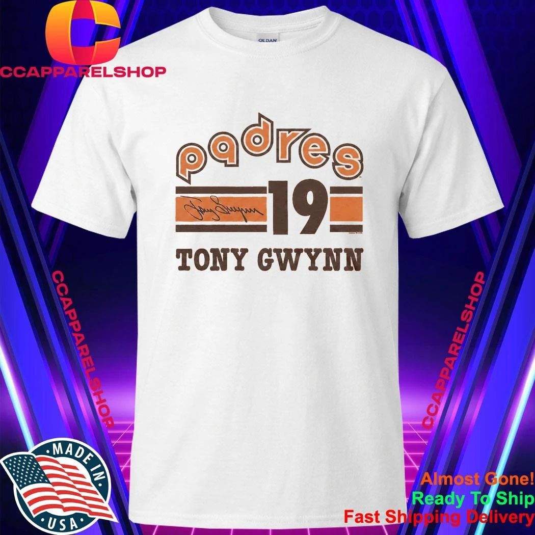 Padres 19 Tony Gwynn Signature Shirt