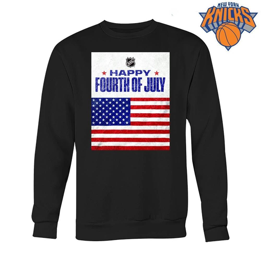 NHL Happy Fourth Of July Patriotic Ice Hockey American Flag Shirt
