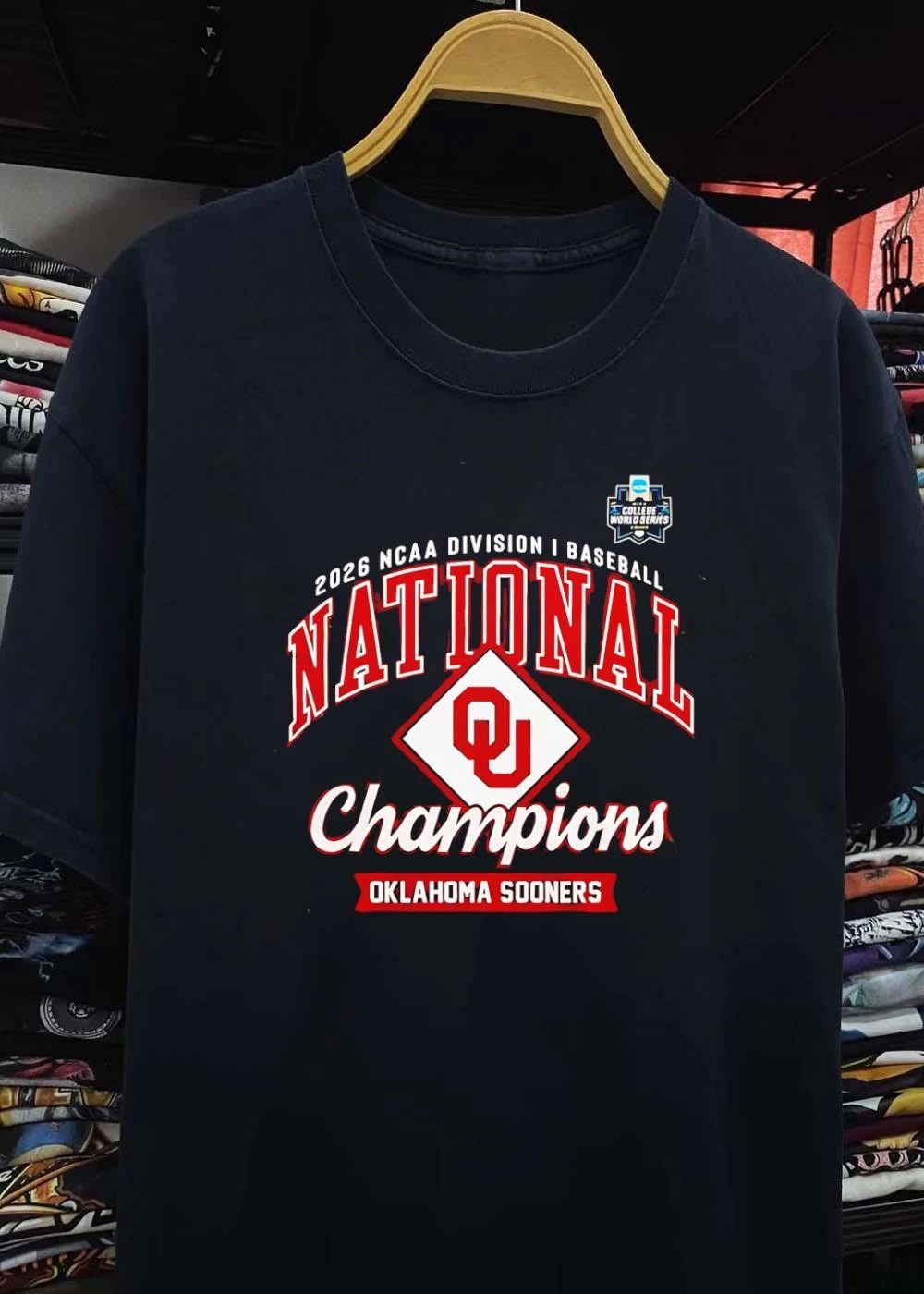 2026 NCAA Division I Baseball National Champions Oklahoma Sooners shirt