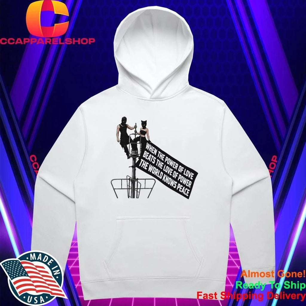 Empire State Building When The Power Of Love Beats The Love Of Power Shirt