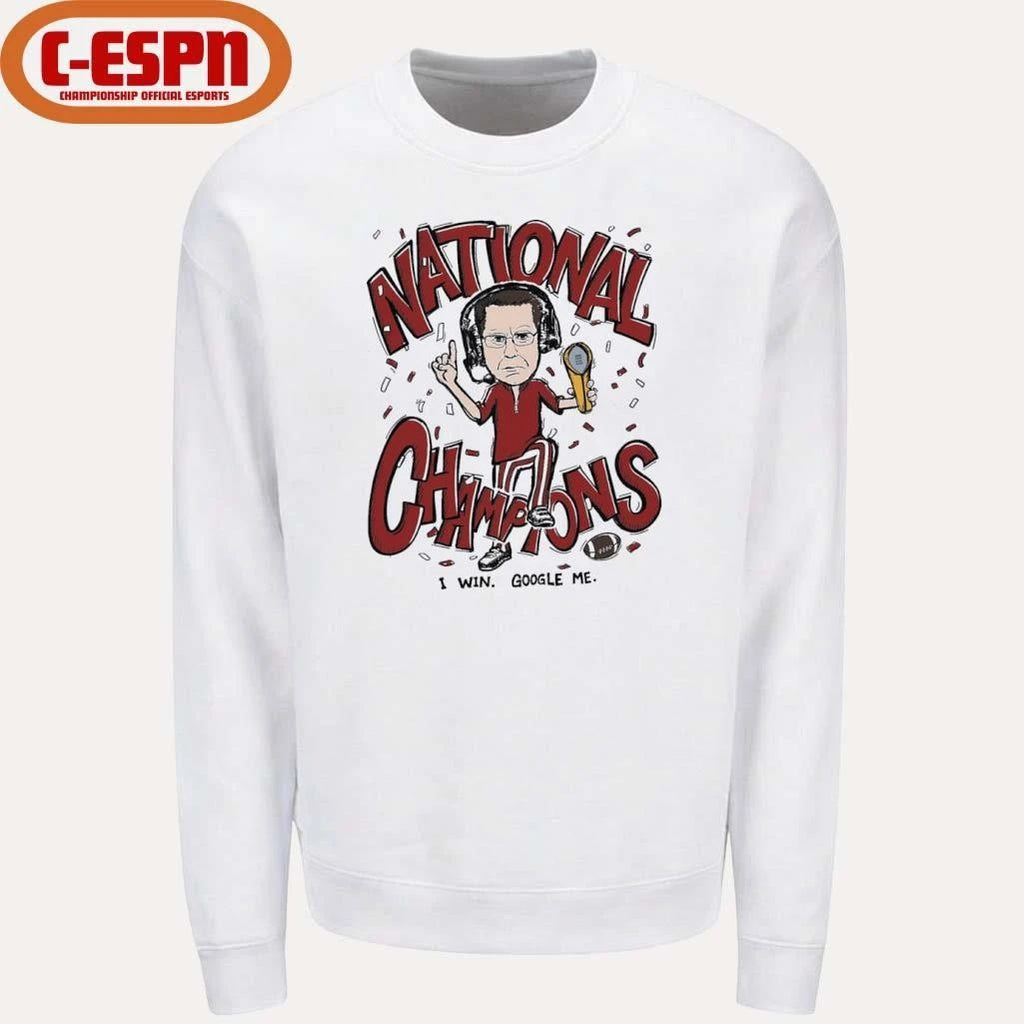 National Champions Curt Cignetti I Win, Google Me T-Shirt