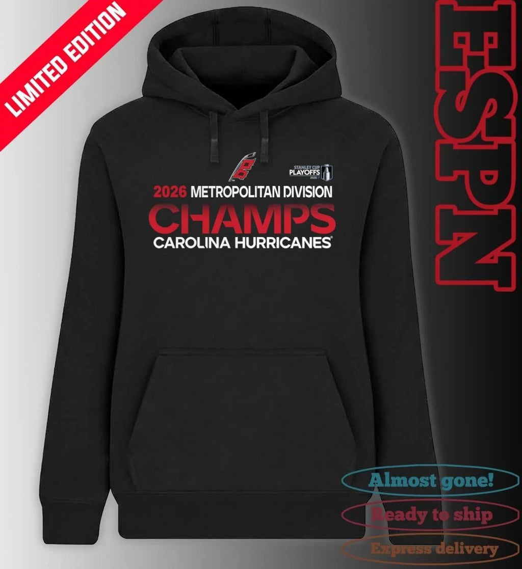 Carolina Hurricanes NHL Metropolitan Division Champions 2026 Shirt