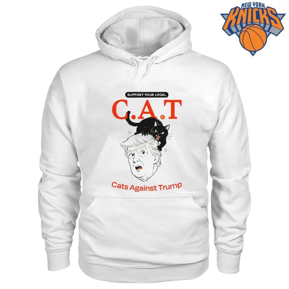 Support Your Local C A T Cats Against Trump Black Cat T Shirt