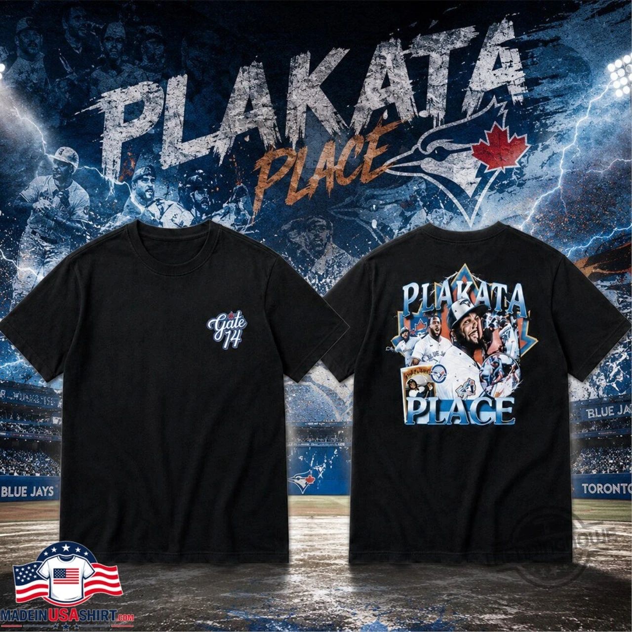 Toronto Blue Jays Gate 14 Vladimir Guerrero Jr Plakata Place Shirt
