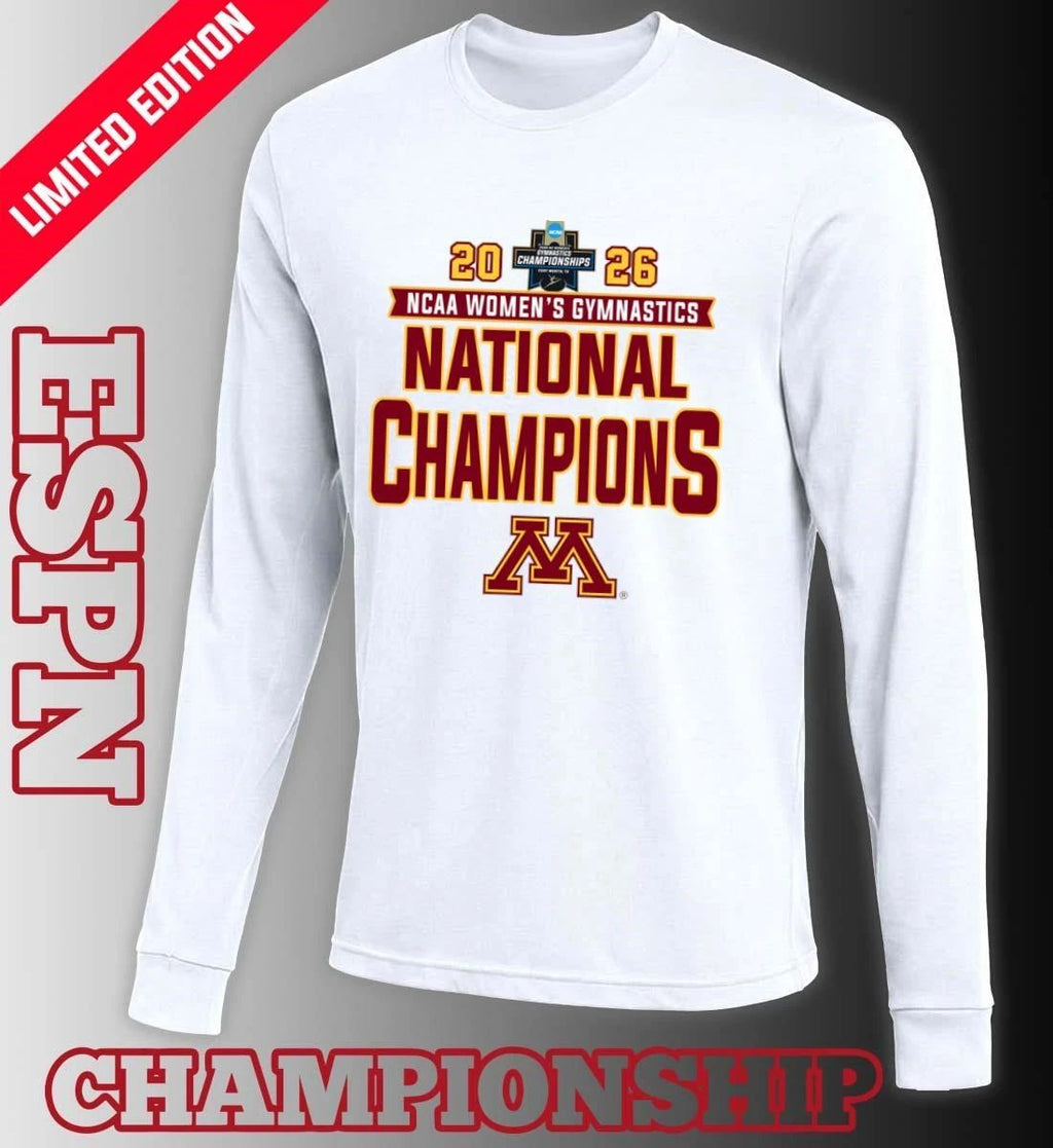 Minnesota Golden Gophers 2026 NCAA Women’s Gymnastics National Champions T-Shirt