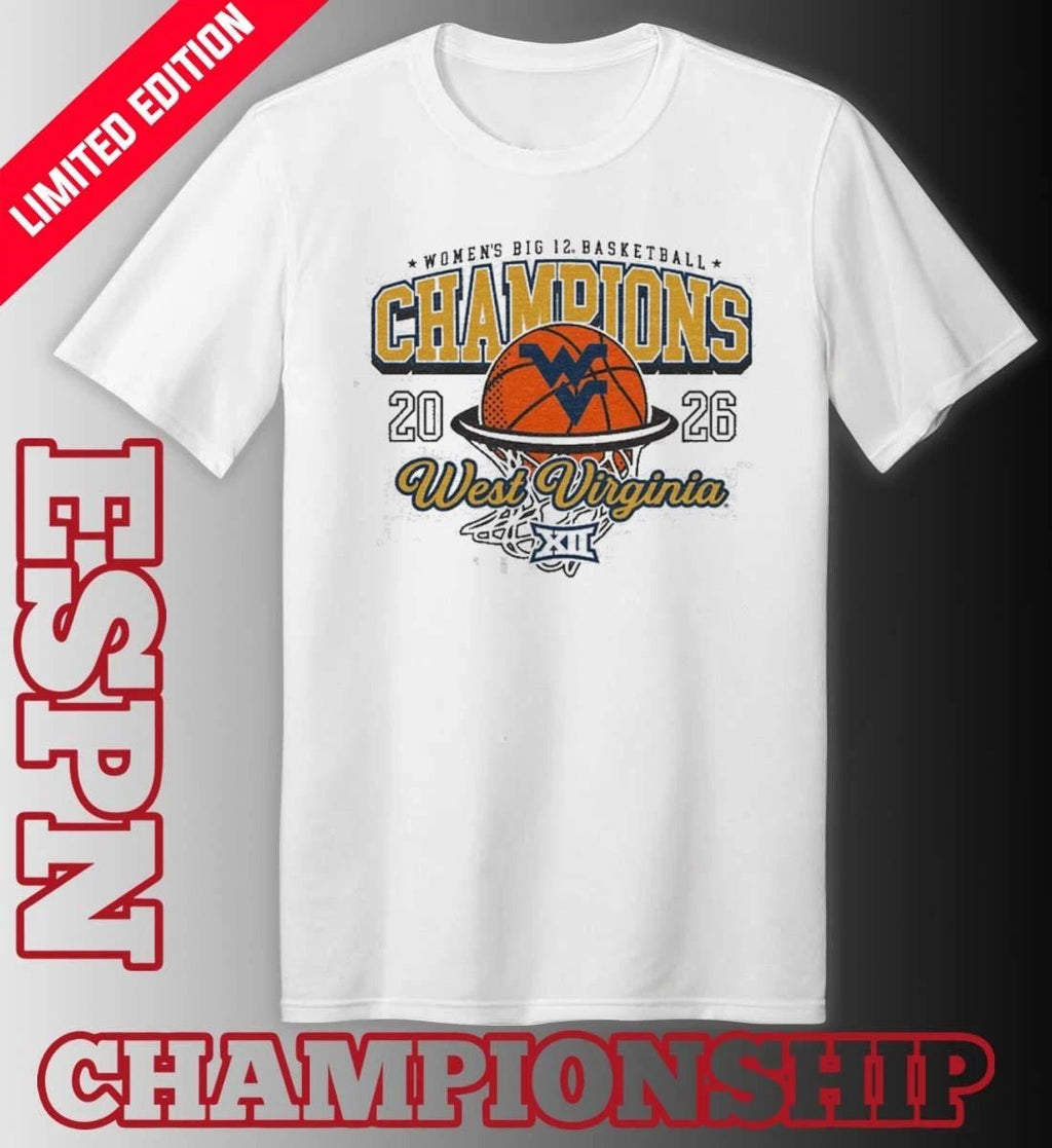 West Virginia Women’s Basketball Big 12 Champions 2026 Shirt