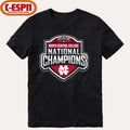 North Central College Cardinals 2025-26 DIII Football National Champions Logo T-Shirt