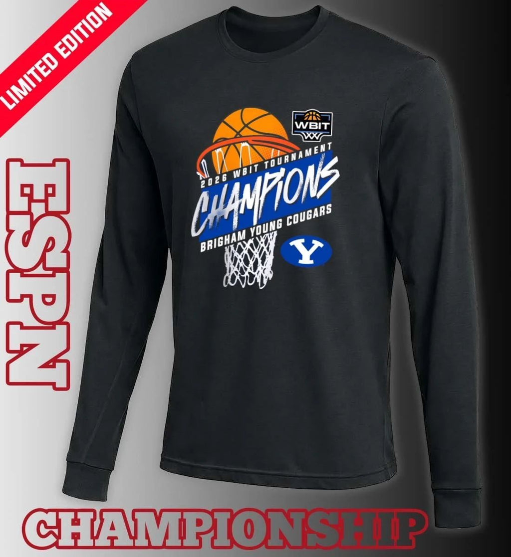 BYU Cougars 2026 WBIT Tournament Champions T-Shirt