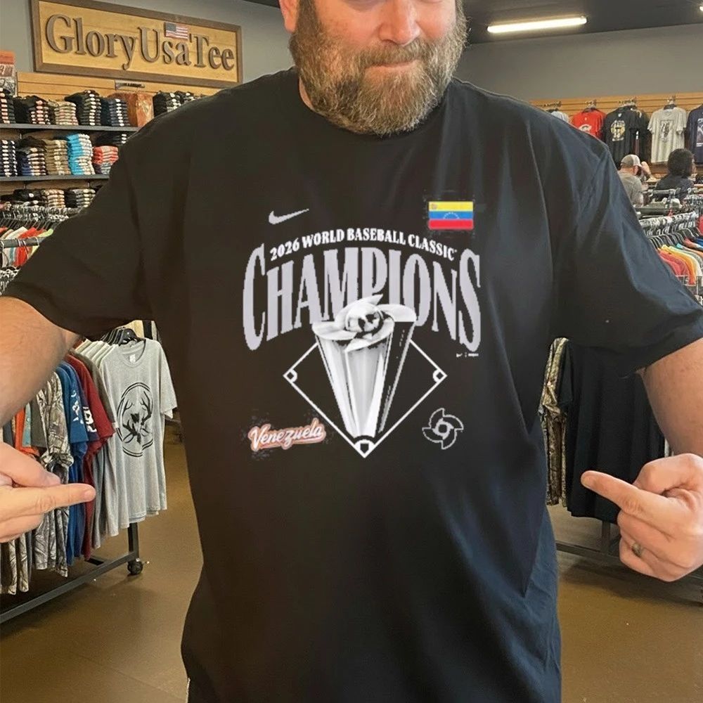 Venezuela Baseball 2026 World Baseball Classic Champions Locker Room T-Shirt