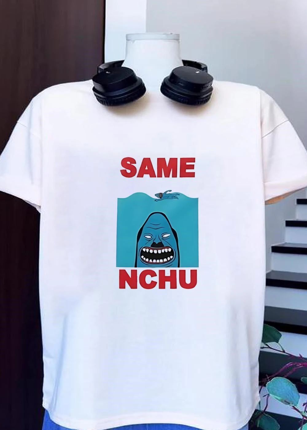 Same NCHU Swimming Monster shirt