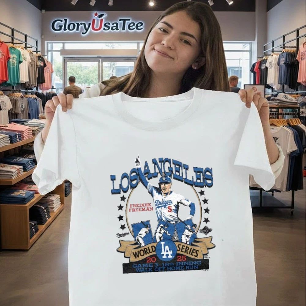 Los Angeles Dodgers Freddie Freeman Homage Gray 2026 Gold Collection Walk Off Tri-Blend T-Shirt