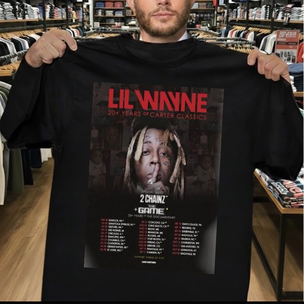Lil Wayne 20 Years Of Carter Classics North America 2026 Schedule Venue Dates Poster Shirt