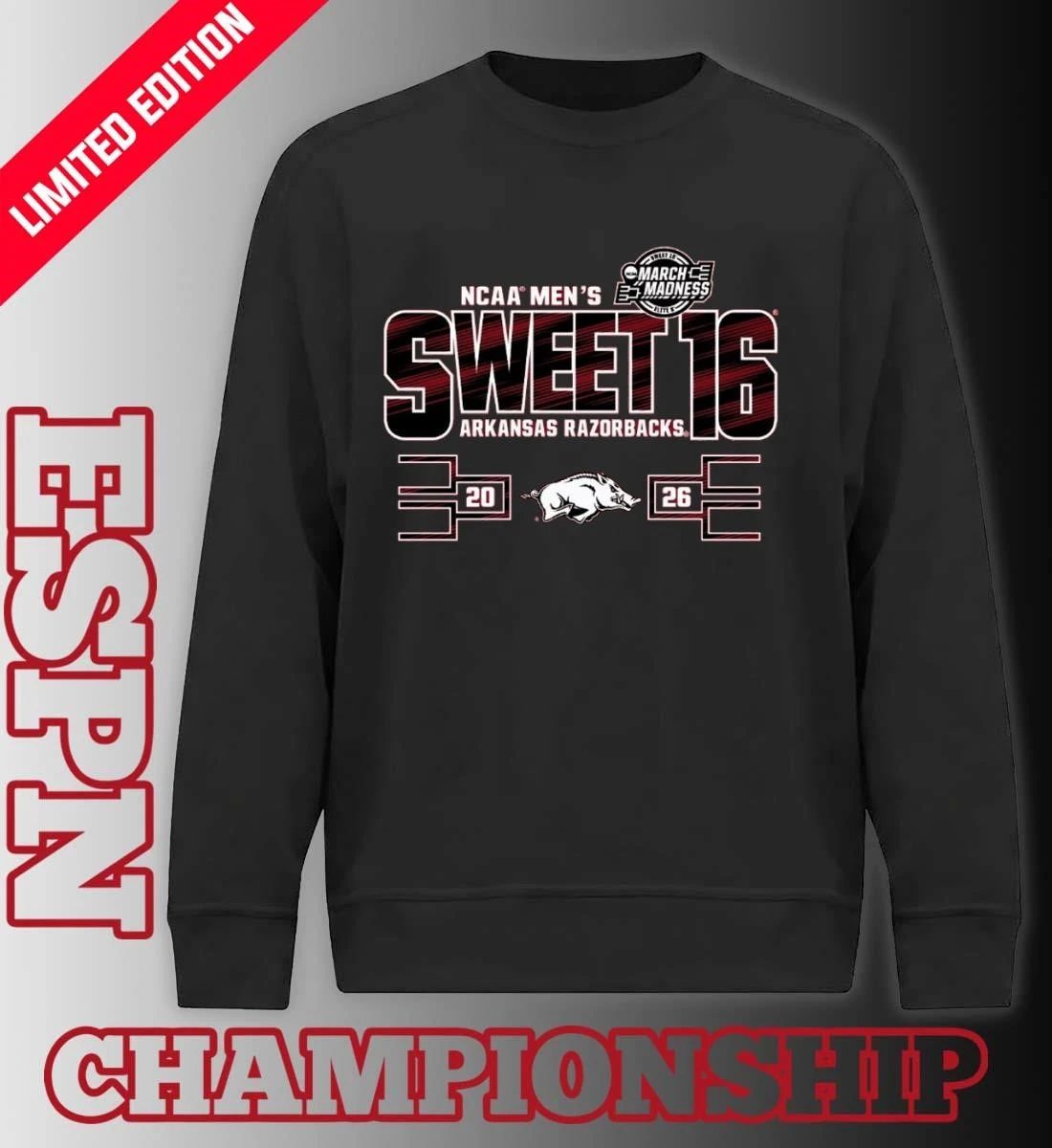 Arkansas Razorbacks Men’s Basketball Sweet 16 T-Shirt