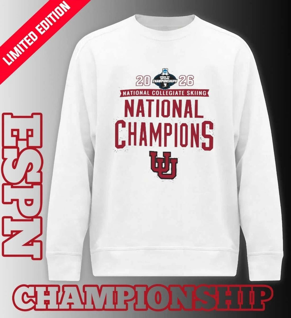 Utah Utes 2026 NCAA Skiing National Champions T-Shirt
