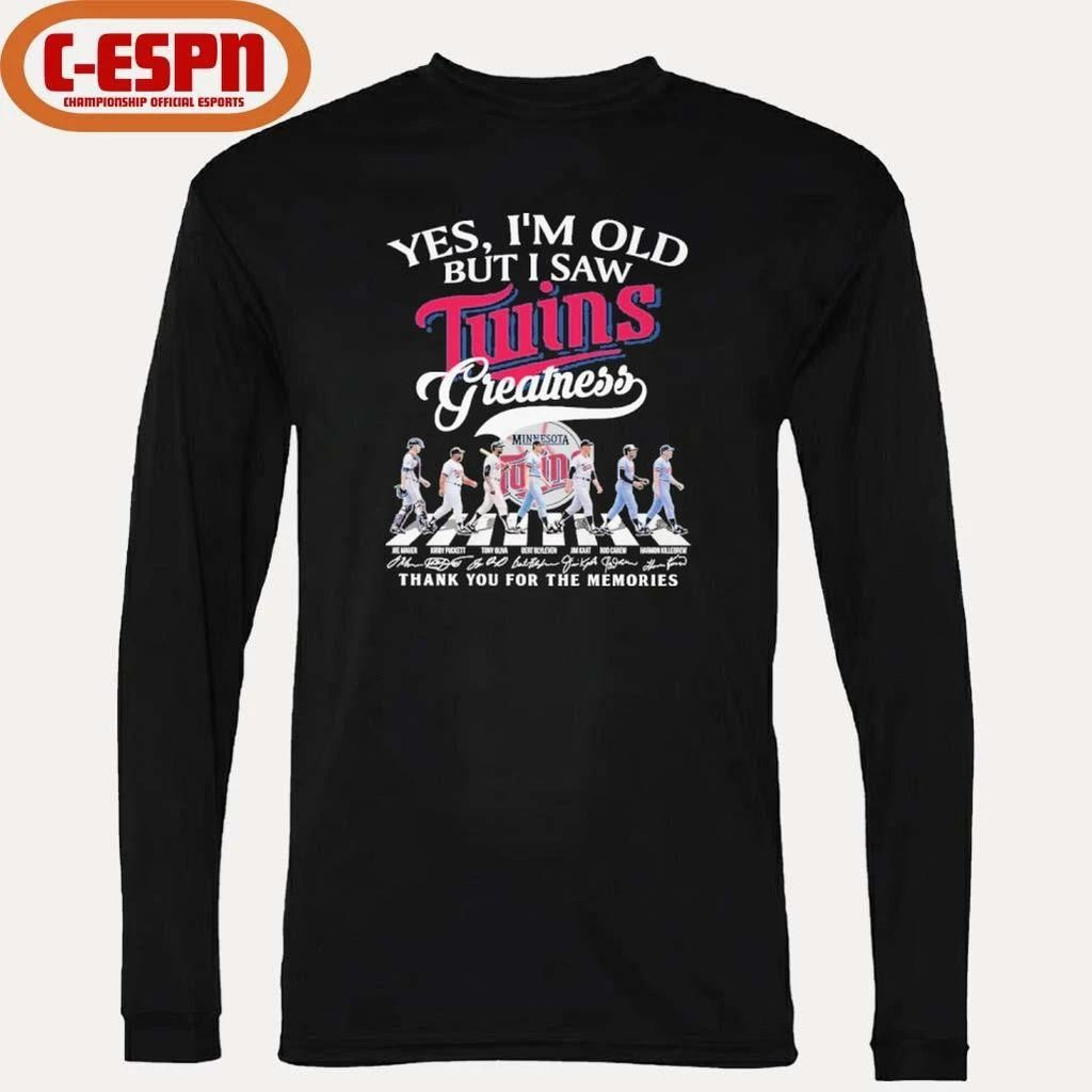 Yes, I’m Old But I Saw Minnesota Twins Abbey Road Legends Greatness T-Shirt